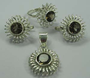 SILVER PENDENT SET